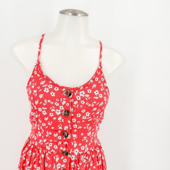 Jopra Red Sleeveless Spaghetti Strap Dress - Picture 2 of 4